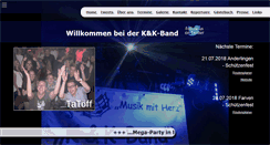 Desktop Screenshot of k-und-k-band.de