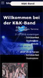 Mobile Screenshot of k-und-k-band.de