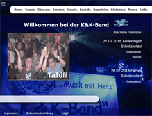 Tablet Screenshot of k-und-k-band.de
